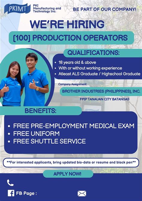 Working at PKIMT , Job Opening & Hiring May 2024.